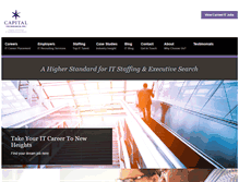 Tablet Screenshot of capitaltechsearch.com